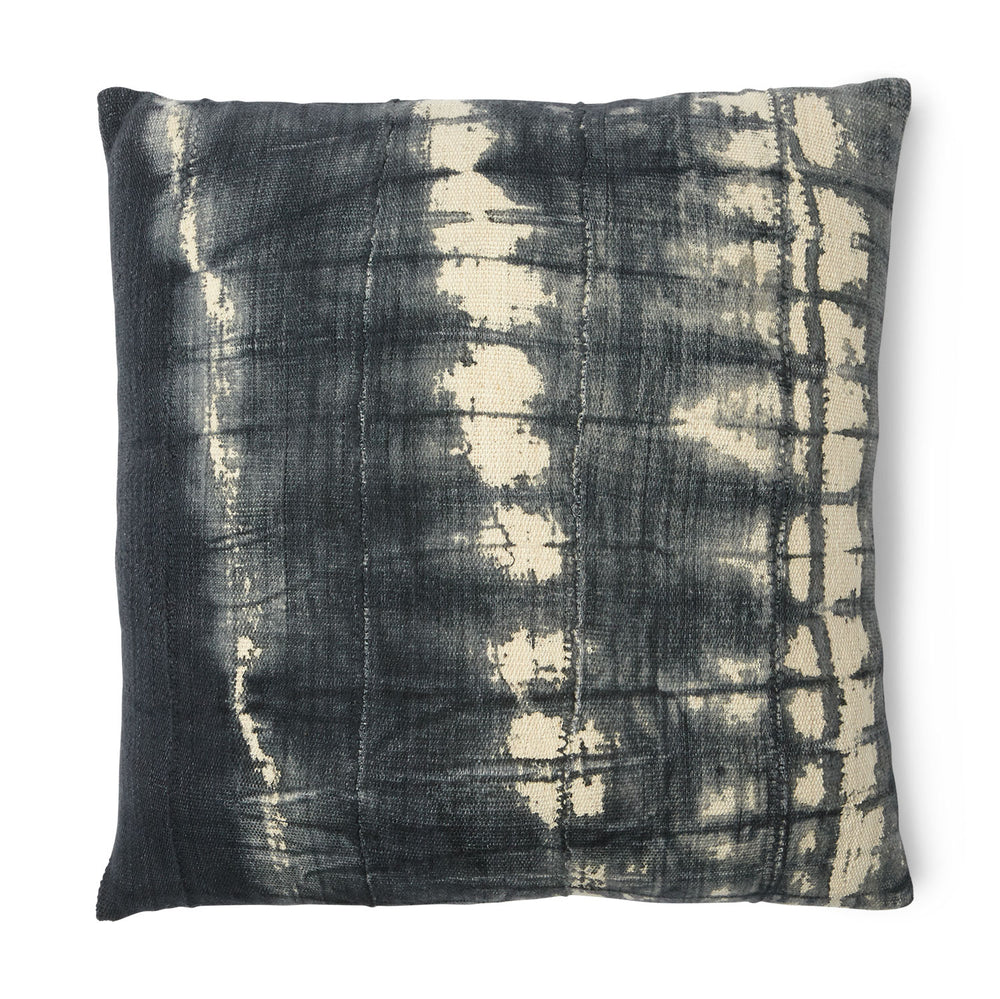 You'll enjoy this mudcloth pillow with indigo blue tye dye pillow cover.