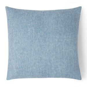 You'll enjoy this flax linen pillow in light blue.