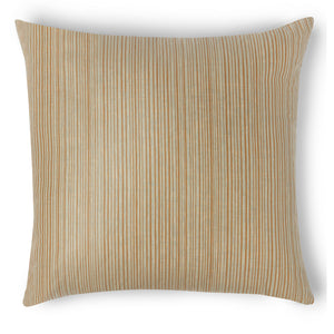 
                
                    Load image into Gallery viewer, You&amp;#39;ll enjoy this linen pillow in green and copper stripes.
                
            
