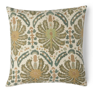 
                
                    Load image into Gallery viewer, You&amp;#39;ll enjoy this hemp mutlti green palm tree pillow.
                
            