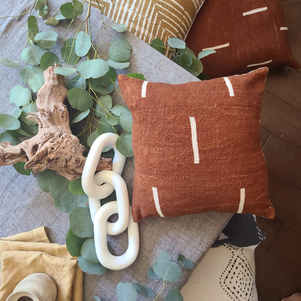 
                
                    Load image into Gallery viewer, Nyala Mud Cloth Pillow
                
            