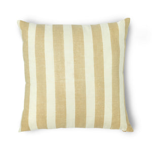 You'll enjoy this with hemp pillow in a wide yellow and white stripe.