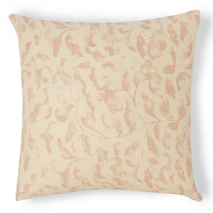 
                
                    Load image into Gallery viewer, You&amp;#39;ll enjoy this hemp pillow in cream with pink swirls.
                
            